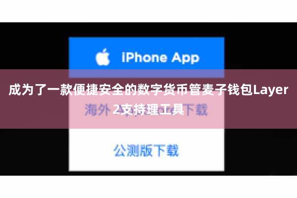 成为了一款便捷安全的数字货币管麦子钱包Layer2支持理工具