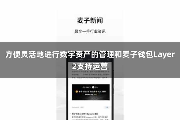 方便灵活地进行数字资产的管理和麦子钱包Layer2支持运营