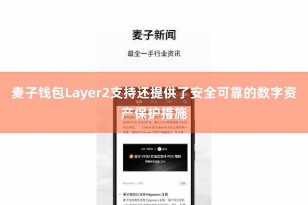 麦子钱包Layer2支持还提供了安全可靠的数字资产保护措施