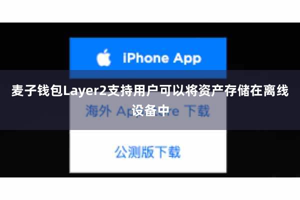 麦子钱包Layer2支持用户可以将资产存储在离线设备中