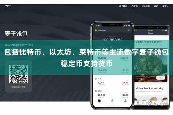 包括比特币、以太坊、莱特币等主流数字麦子钱包稳定币支持货币