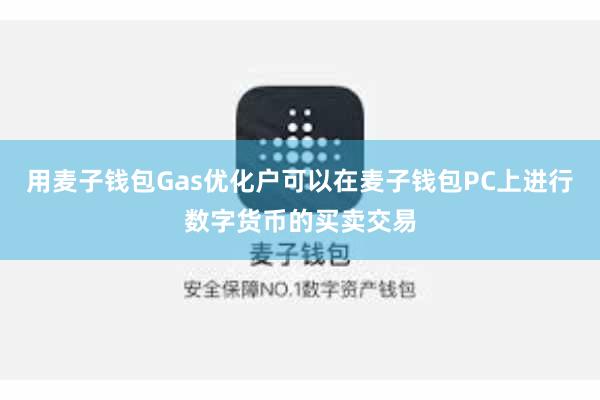 用麦子钱包Gas优化户可以在麦子钱包PC上进行数字货币的买卖交易